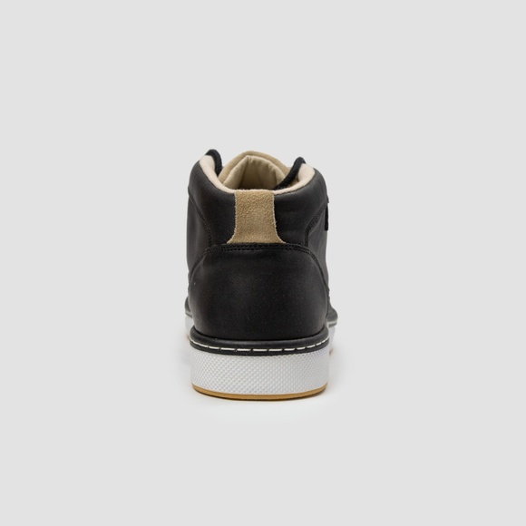 Lacoste Live Keston Black Leather Casual Boots NWT